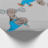 Papier Cadeau Mécanique de Gorille