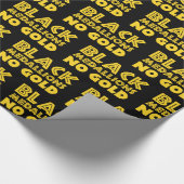 PAPIER CADEAU MÉDALLIONS NOIRES PAS D'OR (Coin)