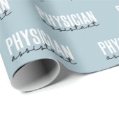 Papier Cadeau Médecin adjoint PA Graduation (Coin rond)