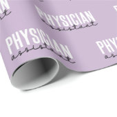 Papier Cadeau Médecin adjoint PA Graduation (Coin rond)