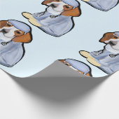 PAPIER CADEAU MÉDECIN BEAGLE (Coin)