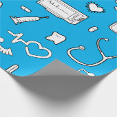Papier Cadeau Médicale / Docteur / Infirmière  (Coin)