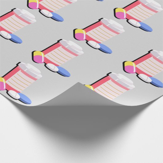 Papier Cadeau Médicaments d'ordonnance (Coin)