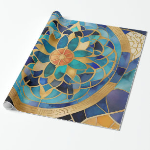 Papier Cadeau "Médina Maze : Conception géométrique marocaine