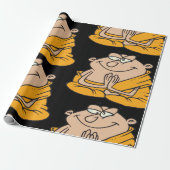 Papier Cadeau Méditation de moine de dessin (Déroulé)