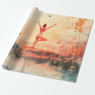 Papier Cadeau Méditation sereine au lever du soleil (7)