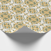 Papier Cadeau Mediterranean Olive Tile (Coin)