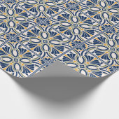 Papier Cadeau Mediterranean Ornamental Tile (Coin)