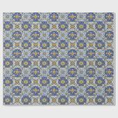 Papier Cadeau Mediterranean Tile Party Wrap  (Plat)