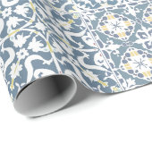 Papier Cadeau Mediterranean Tiles, Moroccan, Majolica, Azulejo (Coin rond)