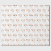 Papier Cadeau Méduse mignonne (Plat)