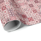 Papier Cadeau Mega Magnifique Motif marocain Patchwork (Coin rond)