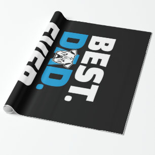 Papier Cadeau Meilleur Chien Papa Jamais Bulldog Lover Anglais B