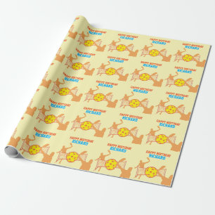 Papier Cadeau Meilleur Joueur de Pickleball Amusant fête d'anniv