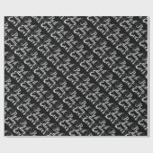 Papier Cadeau Meilleur Jour Foil Silver Look (Plat)