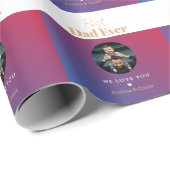 Papier Cadeau Meilleur papa (Coin rond)