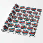 Papier Cadeau Meilleur Papa Ever (Déroulé)