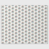 Papier Cadeau Meilleur papier d'emballage maman (Plat)