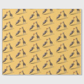 Papier Cadeau Meilleur scorer de basket-ball (Plat)