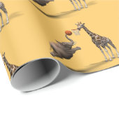 Papier Cadeau Meilleur scorer de basket-ball (Coin rond)