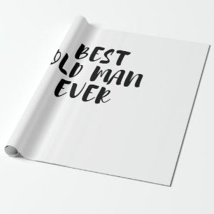 Papier Cadeau Meilleur vieil homme
