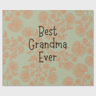 Papier Cadeau Meilleure grand-mère