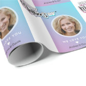 Papier Cadeau Meilleure maman jamais (Coin rond)