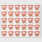 Papier Cadeau Meilleure mère Prix Keepsaké (Plat)