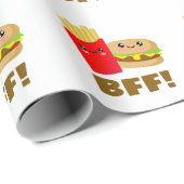 Papier Cadeau Meilleurs amis pour toujours (Coin rond)