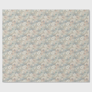 Papier Cadeau Mélange bohème de couleurs et de fleurs