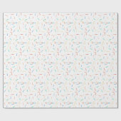 Papier Cadeau Mélange + Correspondance bougies & allumettes Anni (Plat)