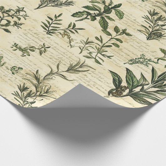Papier Cadeau Mélange d'herbes (Coin)