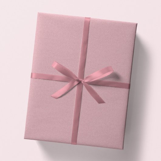 Papier Cadeau Mélange rose clair herringbone tweet effet doux