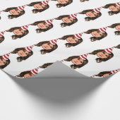 PAPIER CADEAU MÉLANIA TRUMP ANNIVERSAIRE (Coin)