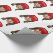 Papier Cadeau Melania Trump MAGA Noël (Coin)