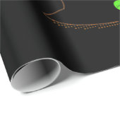 Papier Cadeau Melanin Femmes African American Pride Histoire noi (Coin rond)