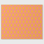 Papier Cadeau Melon Orange Rose Chaud Marocain #4 (Plat)
