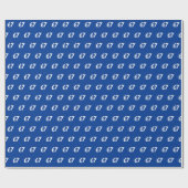 Papier Cadeau Mème Bleu 67 (Plat)