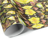 Papier Cadeau Même plus grande idée de couleur (Coin rond)