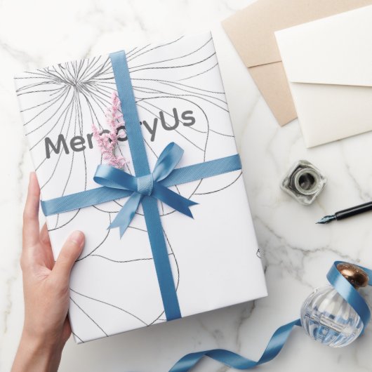 Papier Cadeau MemoryUs – Design Élégant Minimalist (Cadeaux)
