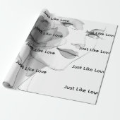 Papier cadeau MemoryUs – modèle Just Like Love (Déroulé)