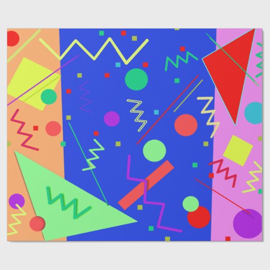 Papier Cadeau Memphis #53 (Plat)