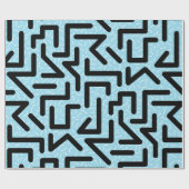 Papier Cadeau Memphis Labyrinth (Plat)