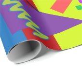 Papier Cadeau Memphis No 63 (Coin rond)