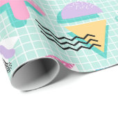 Papier Cadeau Memphis Sweet Candies (Coin rond)