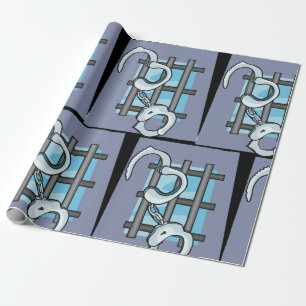 Papier Cadeau Menottes de prison
