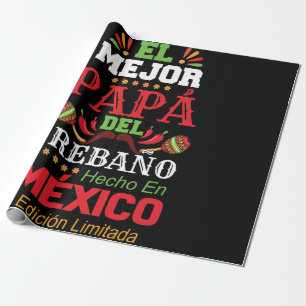 Papier Cadeau Mens El Mejor Papa del Rebanio Camisa Hombre