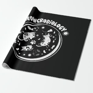 Papier Cadeau Méowcrobiologie Microbiologie Cute Kitten Science