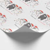 Papier Cadeau Meowny Christmas chats mignons (Coin)