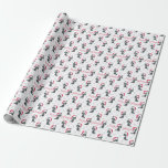 Papier Cadeau Meowy Christmas Cute Kitten Wrapper Papier<br><div class="desc">Ce papier d'emballage "Meowy Christmas!" adorable a un chaton en caricature noir et blanc avec de grands yeux verts sur lui qui ravira votre destinataire de cadeaux amateurs de chat.</div>